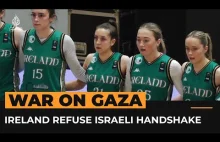 Koszykarki z Irlandii odmawiają podania ręki