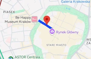 Napad na pracownika kantoru w centrum Krakowa