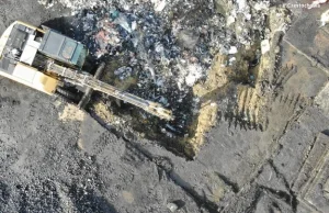 Nielegalne składowisko odpadów w Toszku