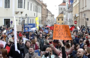 Masowe protesty antyrządowe w Chorwacji po nominacji prokuratora generalnego