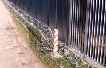 Białoruski żołnierz przekroczył polską granicę. Piłował barierę