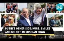 Putin's Rare Photo-Op In Kronstadt; Smiles, Hugs, Selfies In Candid Walk...