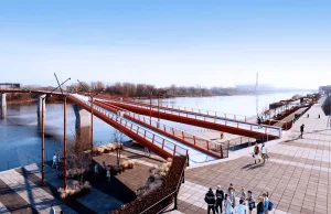W Warszawie powstaje nowy most pieszo-rowerowy przez Wisłę - Warszawa - investm
