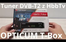 OPTICUM HbbTv T-Box - czyli tuner DVB-T2 z obsługą telewizji hybrydowej ...