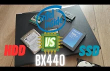 Bitwa dysków - Test dysku talerzowego vs dysk SSD w laptopie z Intel BX 440