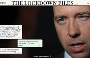 "Lockdown Files". Brytyjska gazeta ujawnia wiadomości ministra, który celowo sia