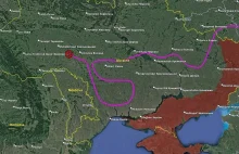 Dziwna trajektoria pocisku Ch-101 w Ukrainie.