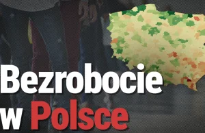 W Poznaniu bezrobocie wynosi 1 proc., ale w tych powiatach nadal przekracza 20%