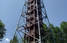 Wieża widokowa na szczycie Jeleniowatego