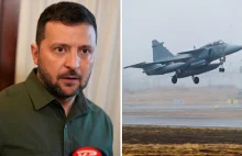 Szwecja nie przekaże Ukrainie samolotów myśliwskich Gripen