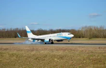 Samolot wypadł z pasa na lotnisku w Balicach