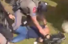 Dziennikarze poturbowani przez policję podczas antyizraelskiej demonstracji