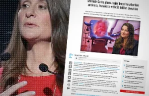 Melinda Gates przeznacza 1 miliard dolarów na promocję aborcji i feminizmu.