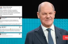 Prawica manipuluje wypowiedzią Scholza odnośnie "zgody" na migrantów