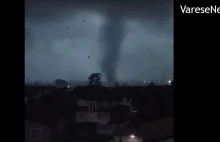 Ekstremalna pogoda we Włoszech. Kamery uchwyciły niszczycielskie tornado - Polsa