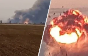 Potężny pożar i eksplozje. Ukraińcy triumfują. "Dobra robota, chłopcy!"