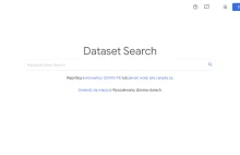 Dataset Search - wyszukiwarka zbiorów danych