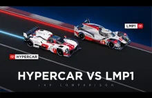 Porównanie prędkości klasy LMP1 (zlikwidowanej w 2020) z HYPERCAR (obecnie).