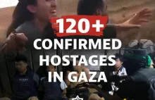 Hamas przetrzymuje w Strefie Gazy ponad 120 zakładników liczba rośnie!