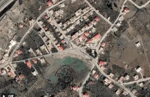 Efekty trzęsienia ziemi w Turcji widziane z satelity