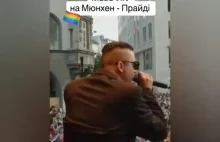 Ukraińsko-nazistowskie przyśpiewki na paradzie równości w Monachium