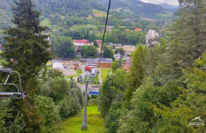 Kolej Linowa Palenica w Pieninach