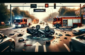 Sekundy od Tragedii: Wypadek w Inowrocławiu i Błyskawiczna Reakcja Ratowników