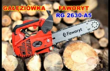 Pilarka gałęziówka Faworyt RG 2630-A5. Budowa, obsługa i Test cięcia. Łańcuch or