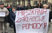 Lokatorzy znów manifestują. "Sprzeciwiamy się bierności urzędu"