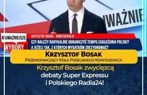 Krzysztof Bosak wygrywa debatę wyborczą w Super Expressie i Polskim Radiu! | Krz