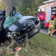 23-latek nie miał szans. Bmw prawie przepołowione