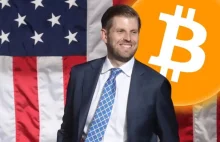 Eric Trump: kupuj Bitcoina na spadkach