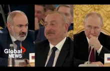 Premier Armenii i prezydent Azerbejdżanu, kłócą się naprzeciwko Jego Ekscelencji