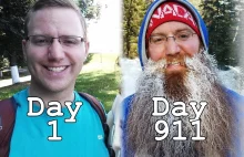 911 dni wzrostu brody - poklatkowy