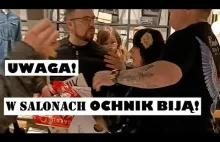 ŁÓDŹ galeria Port - BÓJKA w salonie OCHNIK