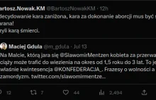 Młodzieżówka konfederacji chce kary śmierci za przerwanie ciąży