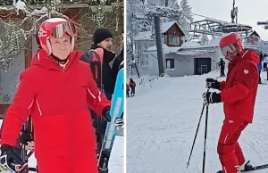 Andrzej Duda przyłapany na nartach