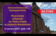 Msza św. w kościele św. Piotra i Pawła w Lidzbarku Warmińskim