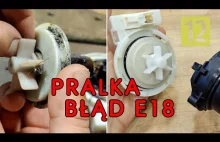 Błąd E18 pralka BOSCH nie odpompowuje wody.
