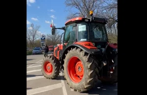 Bułgarski minister rolnictwa strajkuje z rolnikami przeciwko importowi z Ukrainy