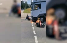 Niemcy: Kierowca ciężarówki potrącił aktywistę klimatycznego. Stracił pracę