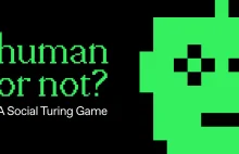 Gra będąca w istocie testem Turinga.