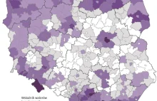 Atrakcyjność turystyczna polskich powiatów wg GUS