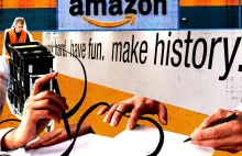 Migranci jako fikcyjni wolontariusze sprzątają hale Amazona w Polsce