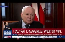 Wicepremier Jarosław Kaczyński "to najważniejsze wybory od 1989r."