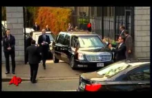 Ciekawostka - 11 lat temu limuzyna z Obamą utknęła na podniesieniu