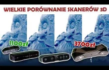 Porównanie 4 tanich skanerów 3D - czy mają sens?