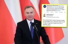 Tajemniczy wpis prezydenta. Bardzo szybko zniknął z sieci