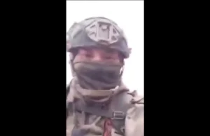 Rosyjski żołnierz próbował doradzić, jak przetrwać na polu bitwy, ale coś poszło