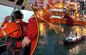 Akcja ratunkowa na Bałtyku. Operację utrudnia huraganowy wiatr - Polsat News
